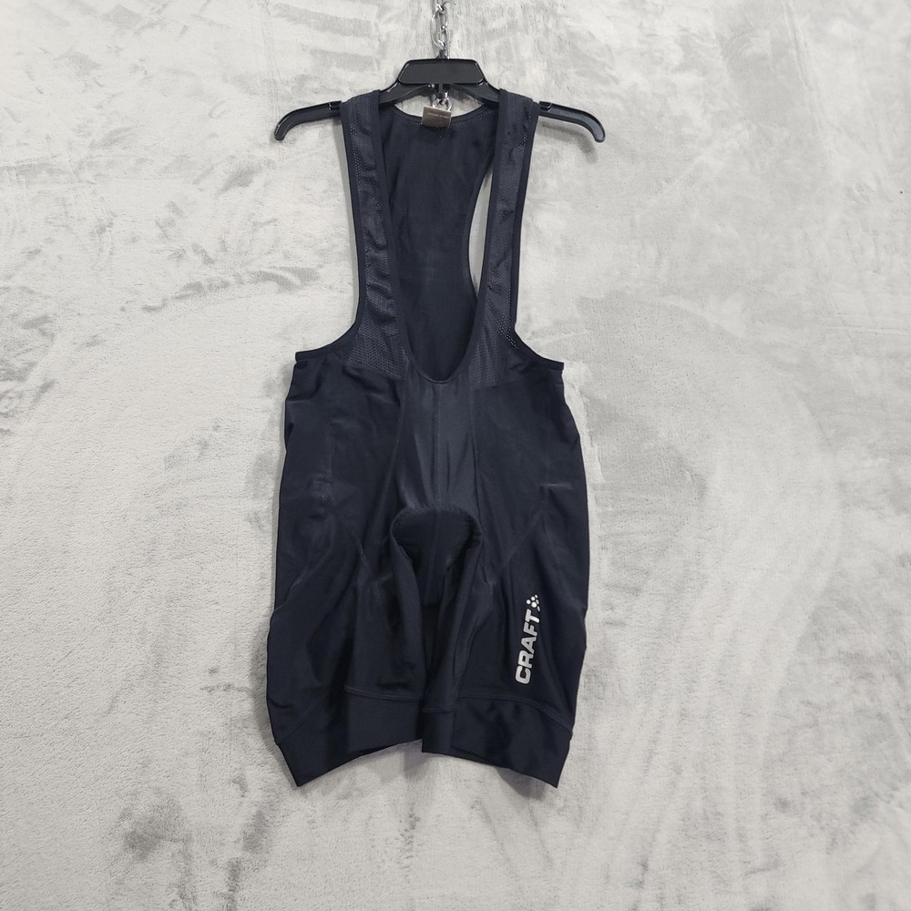 Craft Bib Shorts Mens XL Black Padded Cycling Biker Quick Dry Stretch Athletic